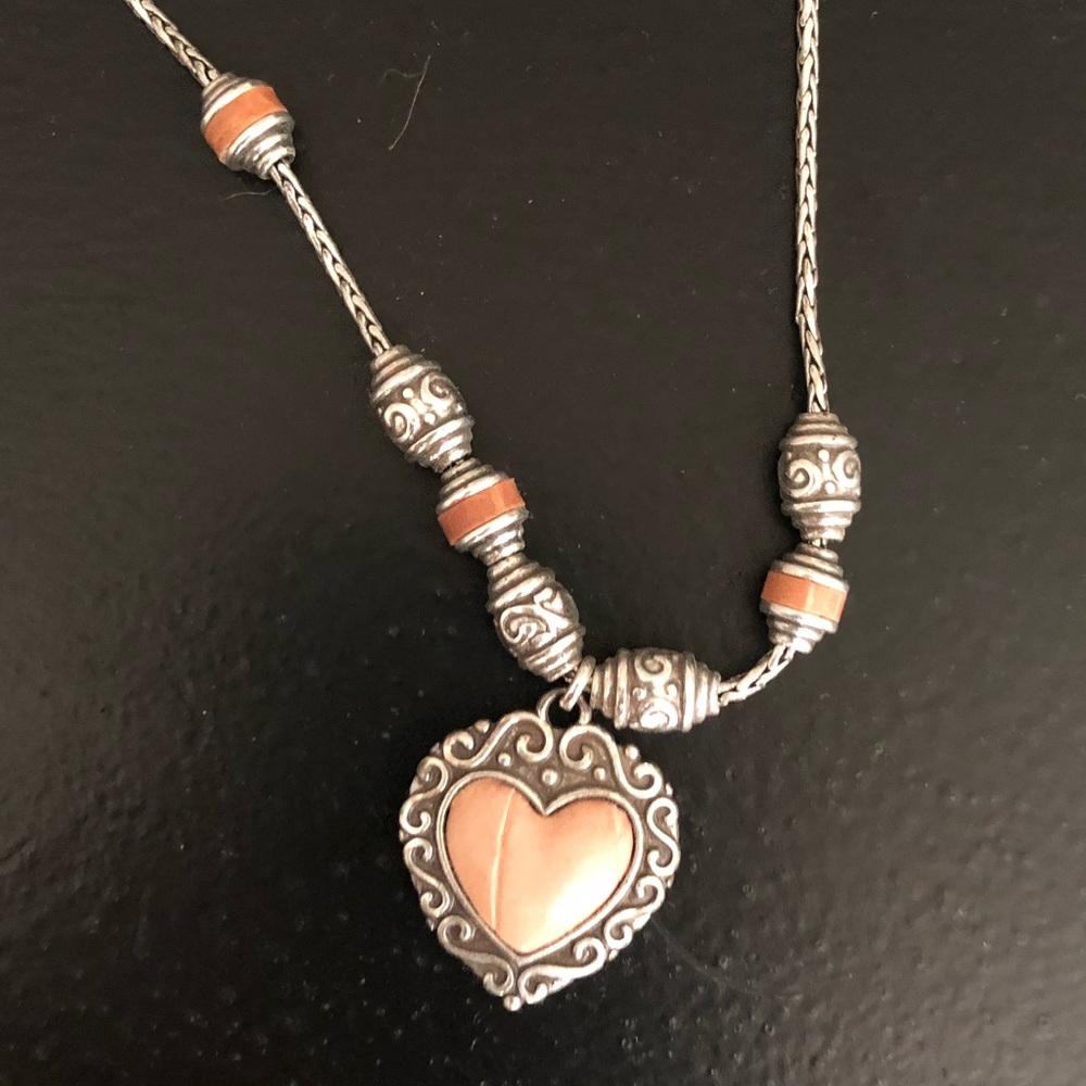 Brighton Pink Heart Pendant Necklace